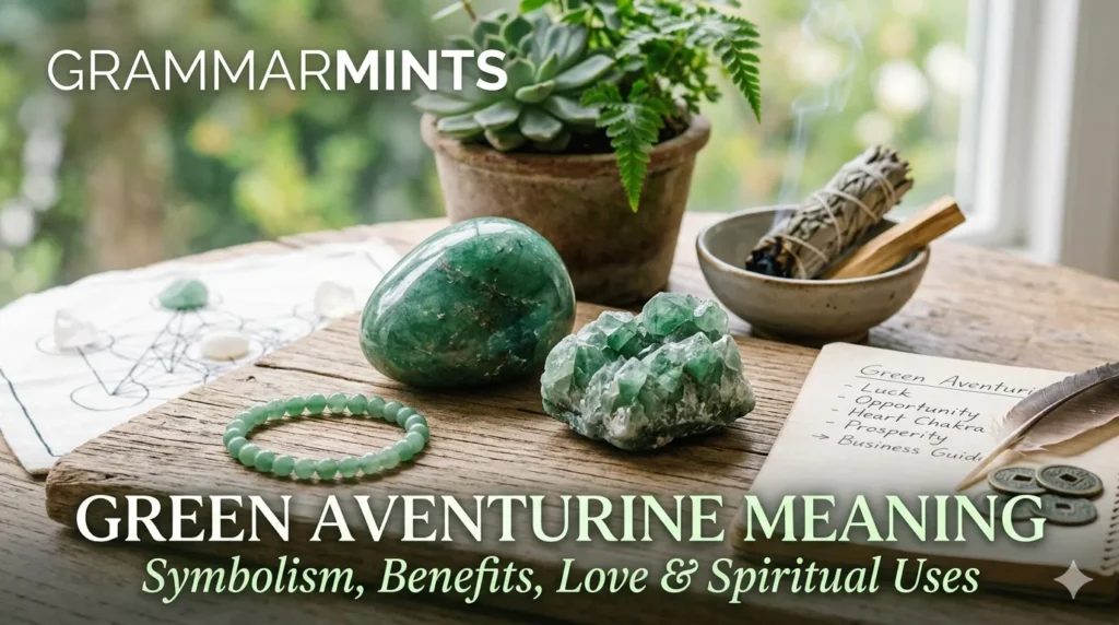 
green aventurine meaning