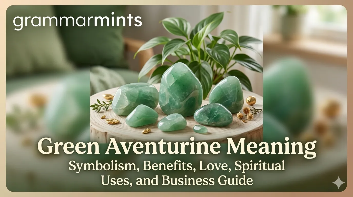 green aventurine meaning
