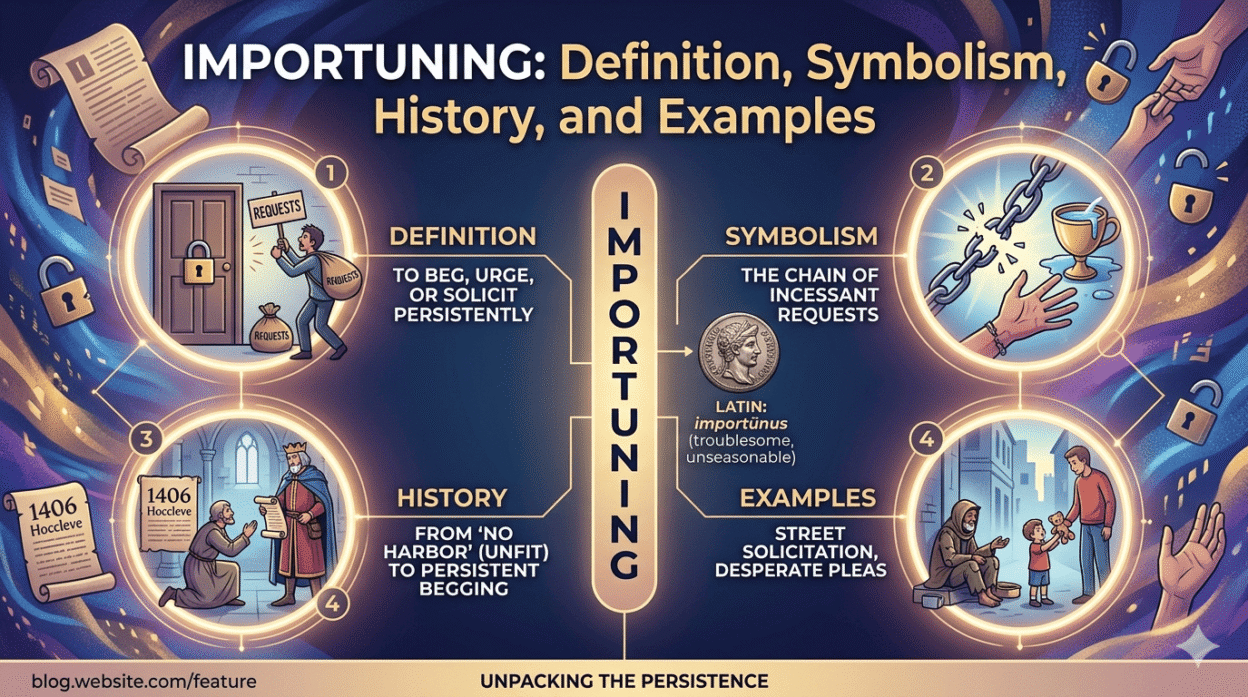 Importuning Meaning: Definition, Usage, Examples, and Pronunciation ...