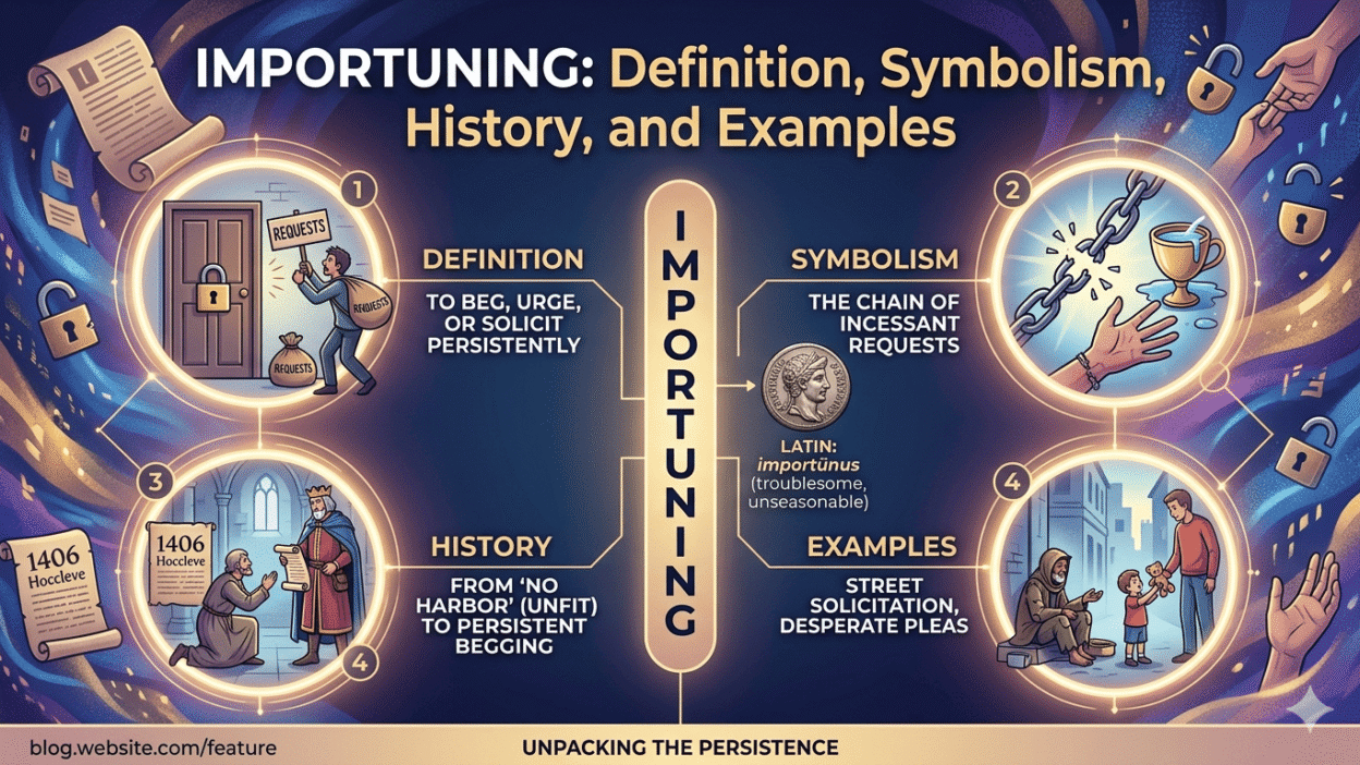 importuning meaning