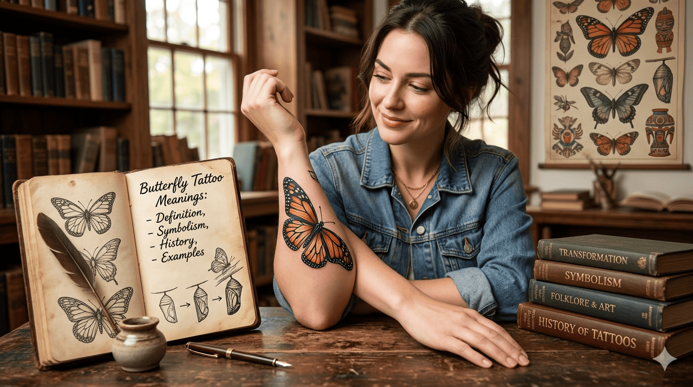 Tattoo of Butterfly Meaning: Symbolism, Spiritual Meanings, and Personal Growth