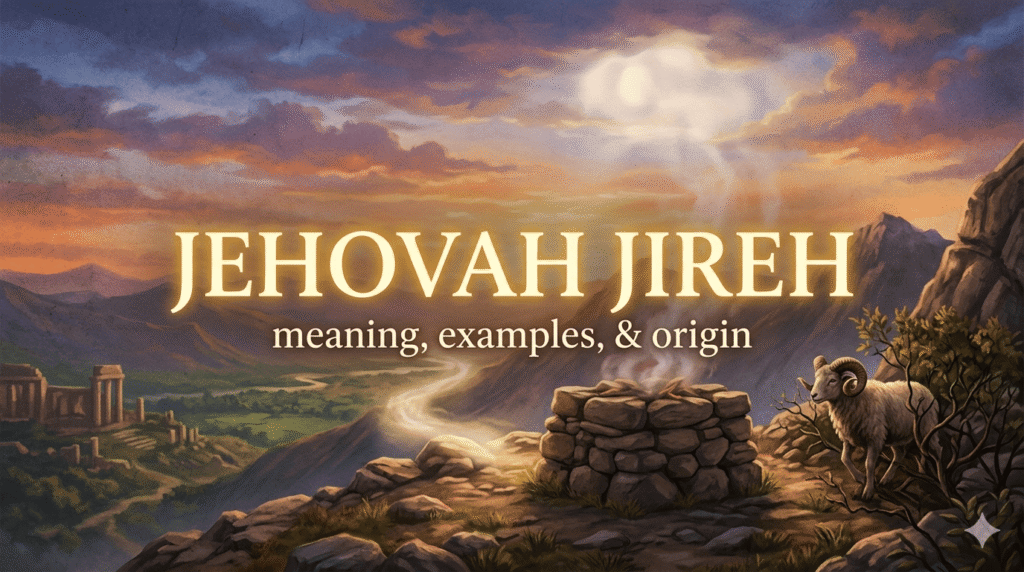 jehovah jireh meaning
