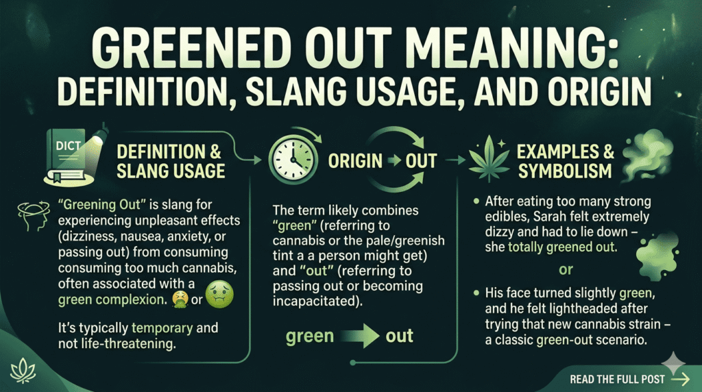 greened out mean