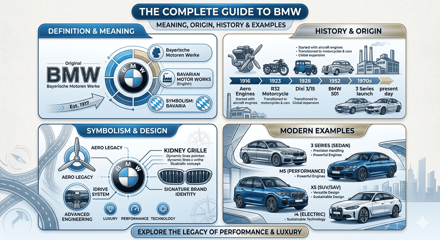 BMW Meaning: What BMW Stands For and Its Full Form
