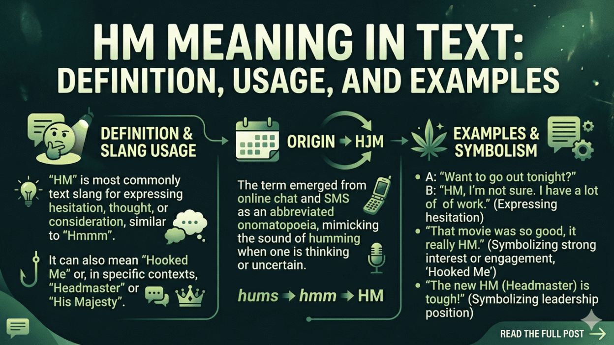 hm meaning in text