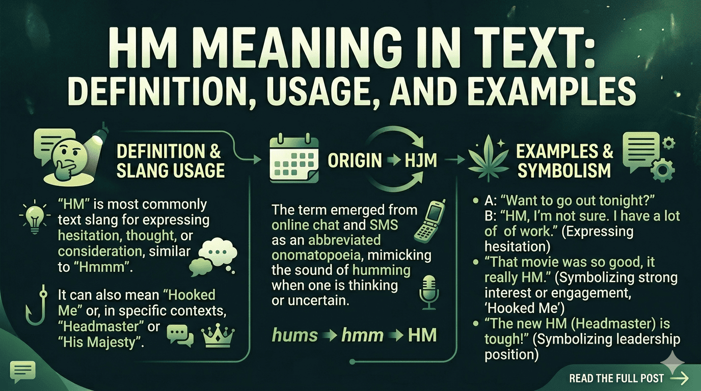 hm meaning in text