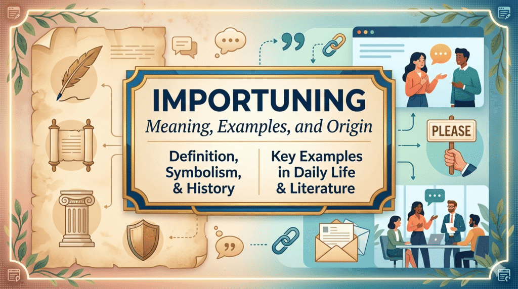 importuning meaning