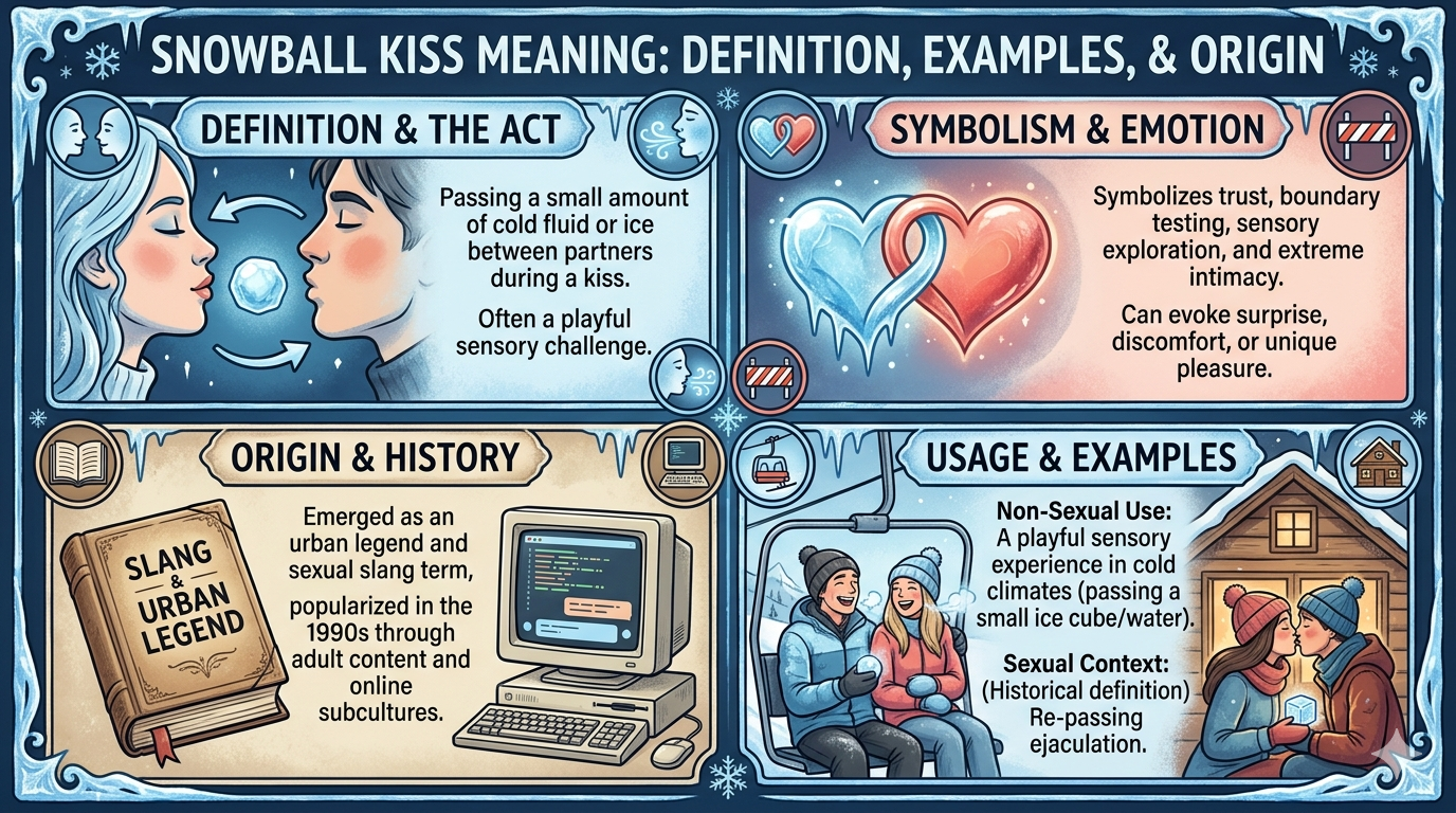 Snowball Kiss Meaning: Definition, Examples, and Origin