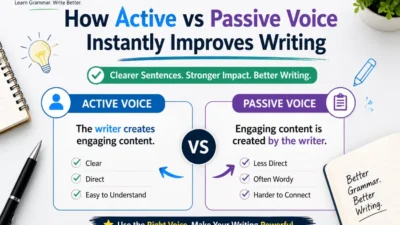 active vs passive voice