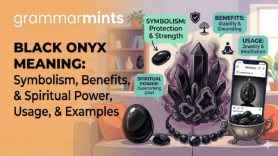 black onyx meaning