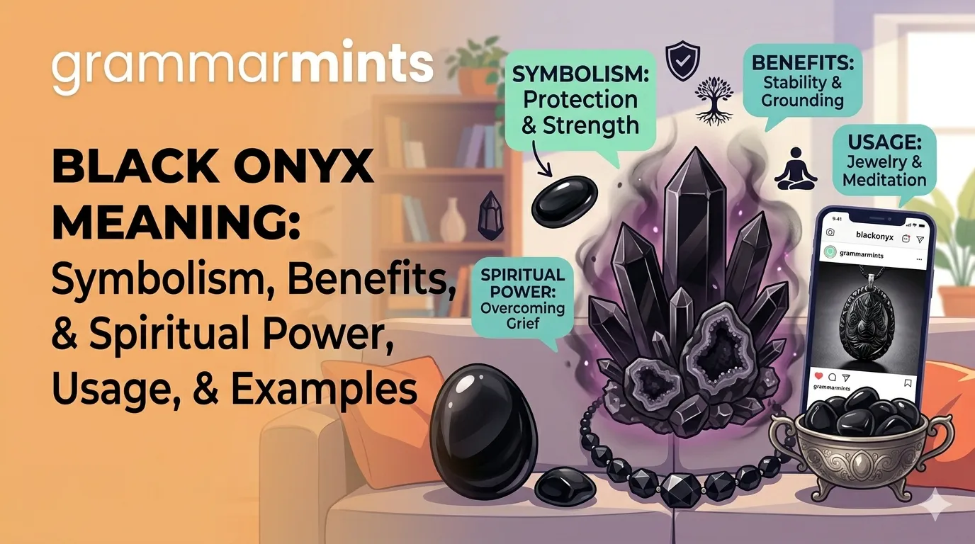 black onyx meaning