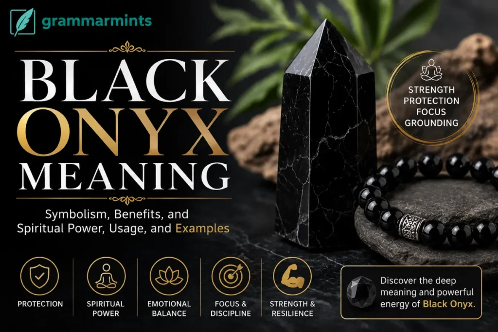 black onyx meaning