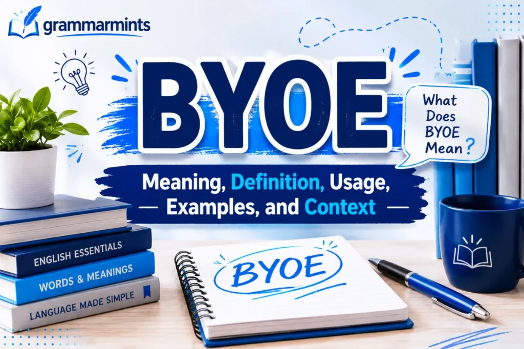 byoe meaning