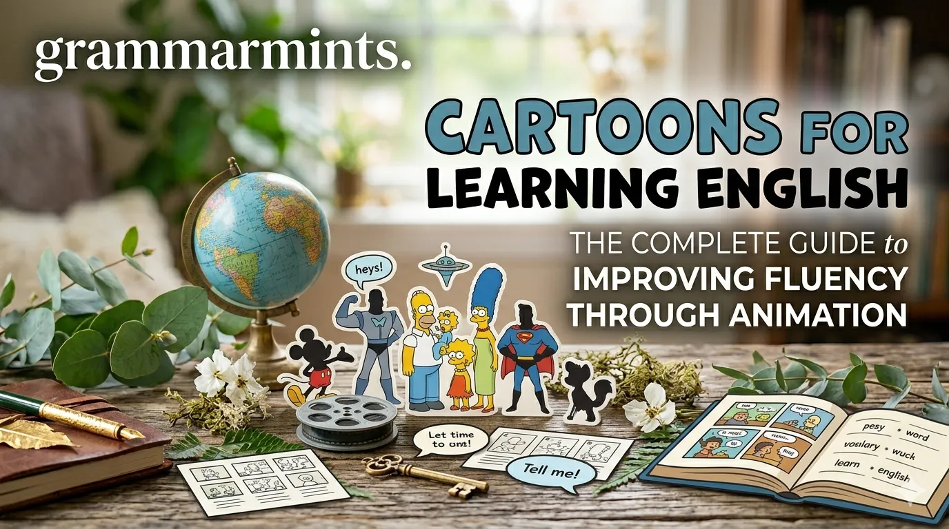 Cartoons for Learning English: The Complete Guide to Improving Fluency Through Animation