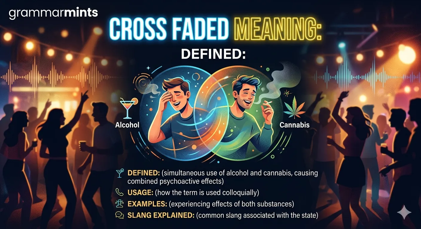 Cross Faded Meaning: Definition, Usage, Examples, and Slang Explained