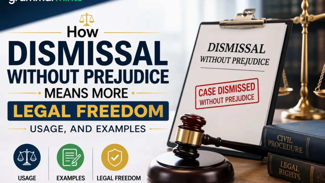 dismissal without prejudice means