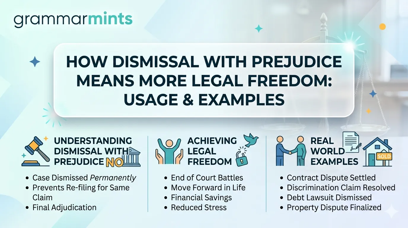 Dismissed With Prejudice Meaning Definition and Examples