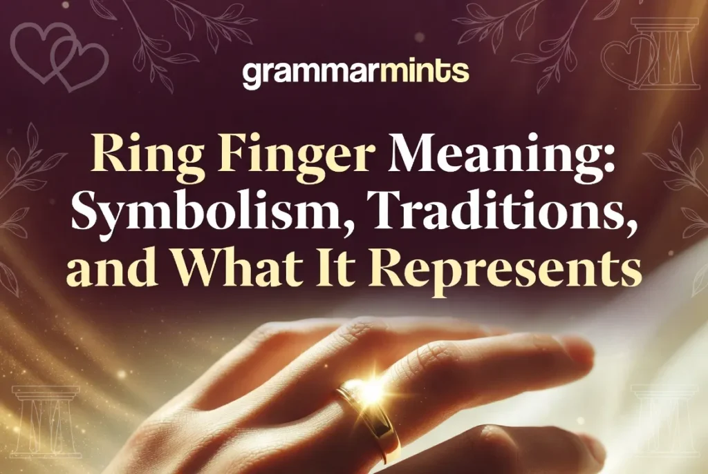 finger rings meaning,