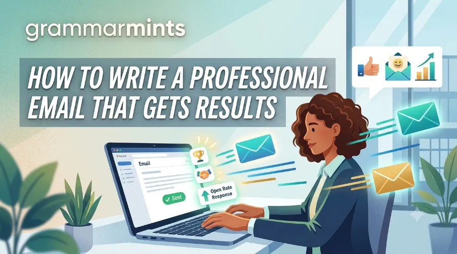 how to write a professional email