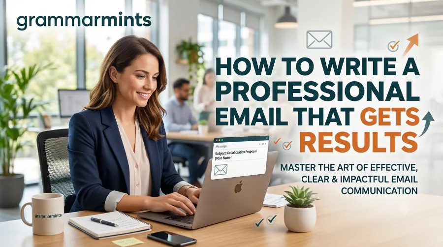 how to write a professional email