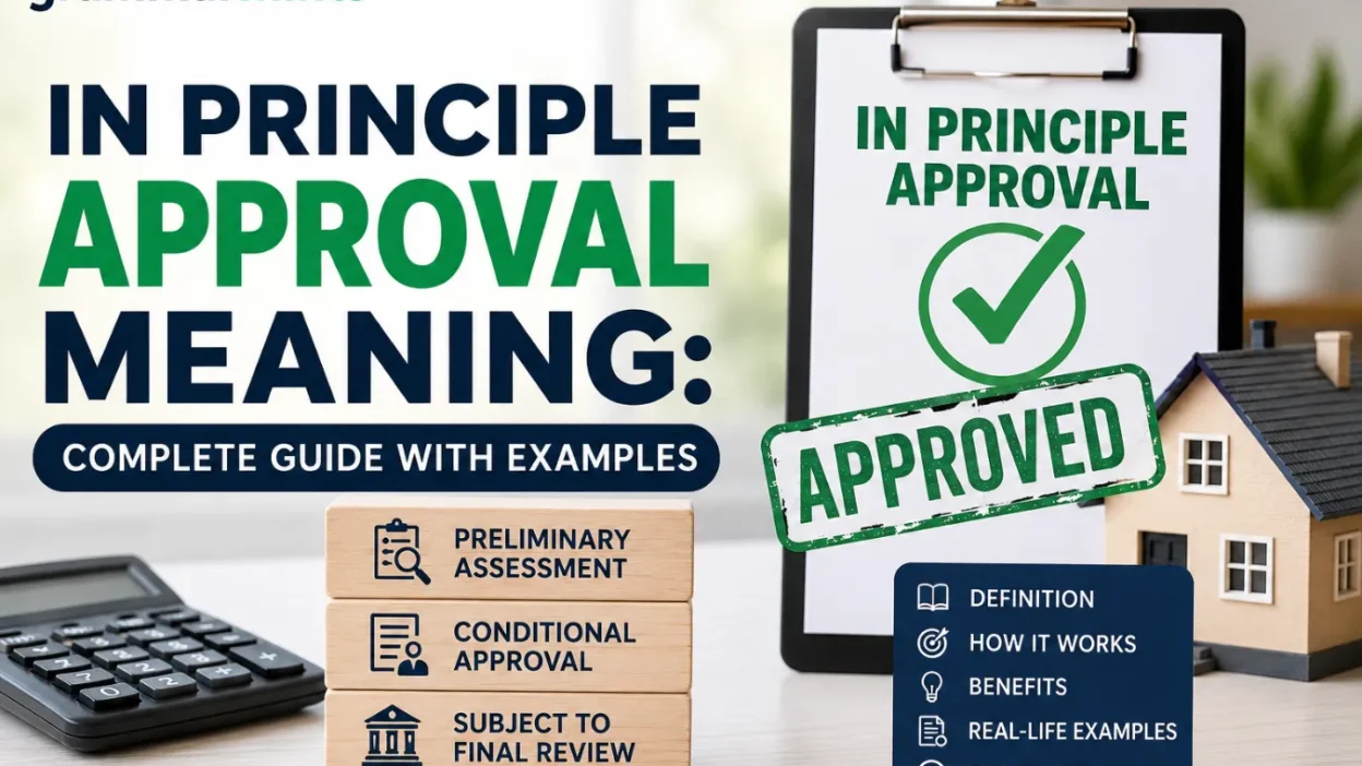 in principle approval meaning