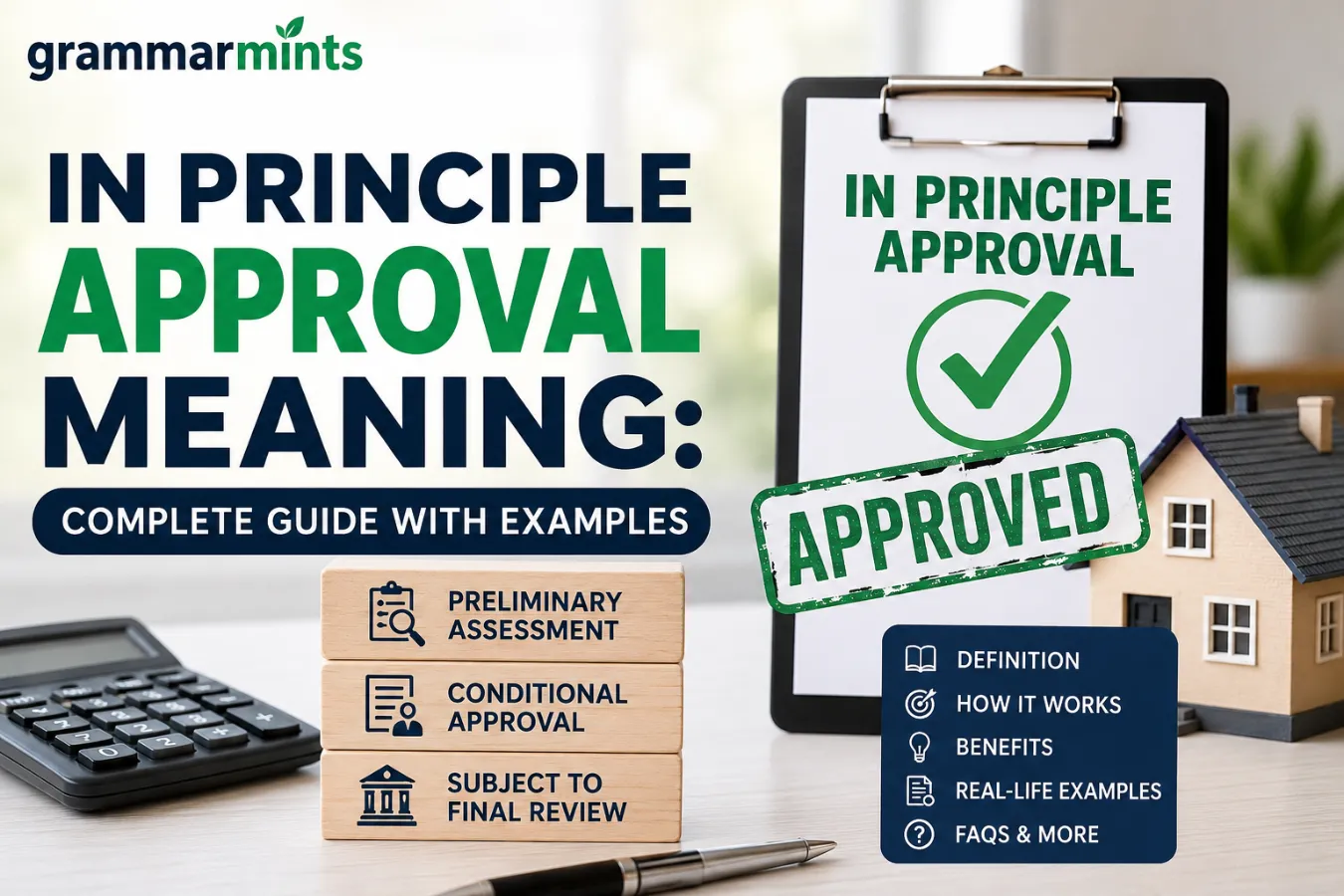 In Principle Approval Meaning: Complete Guide With Examples