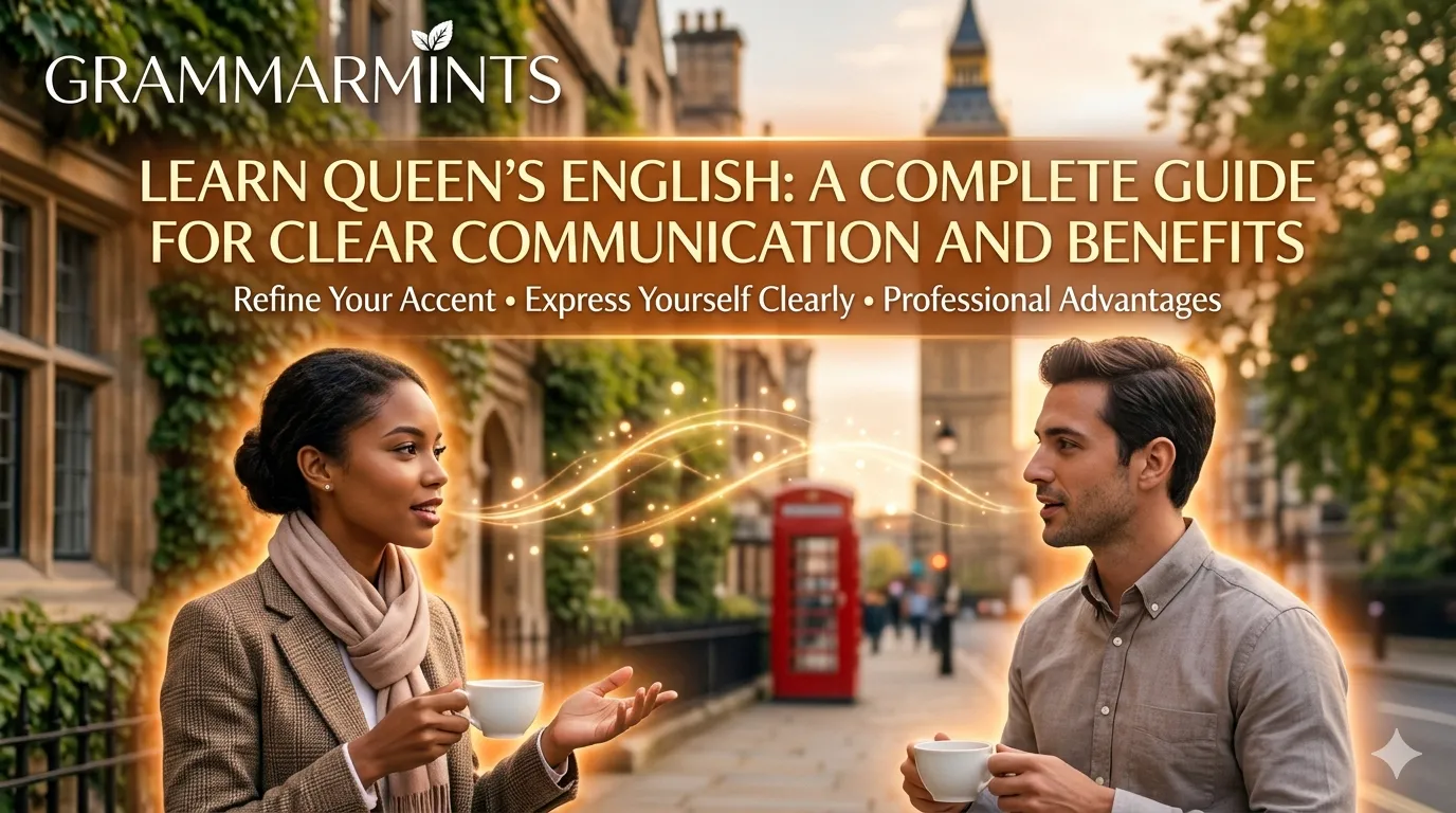 Learn Queen’s English: A Complete Guide for Clear Communication