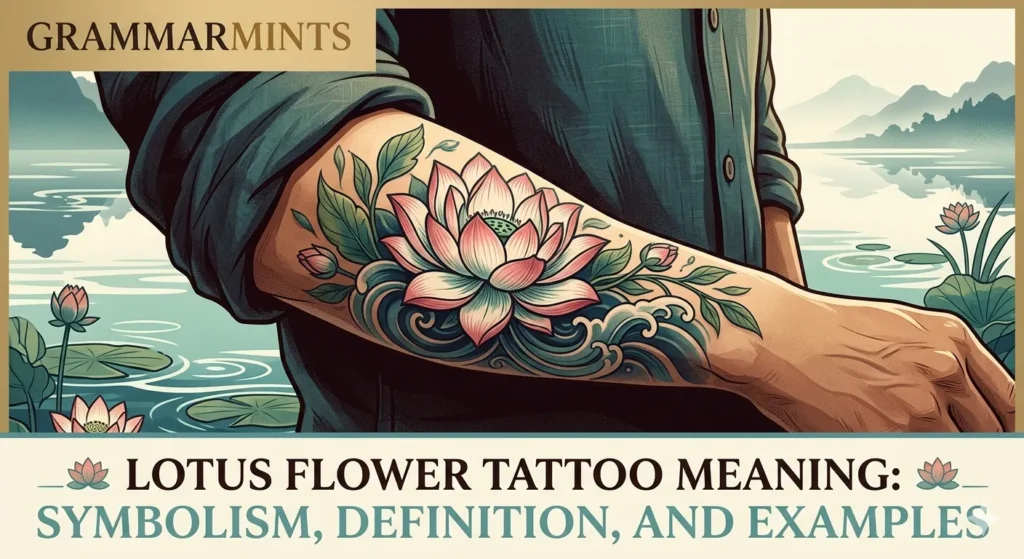 lotus flower tattoo meaning