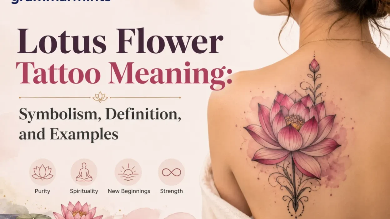 lotus flower tattoo meaning
