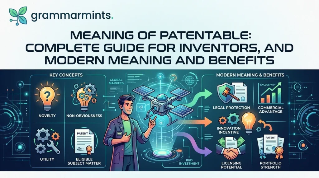 meaning of patentable