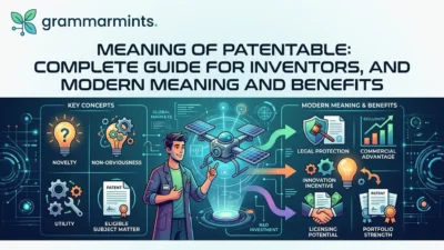meaning of patentable