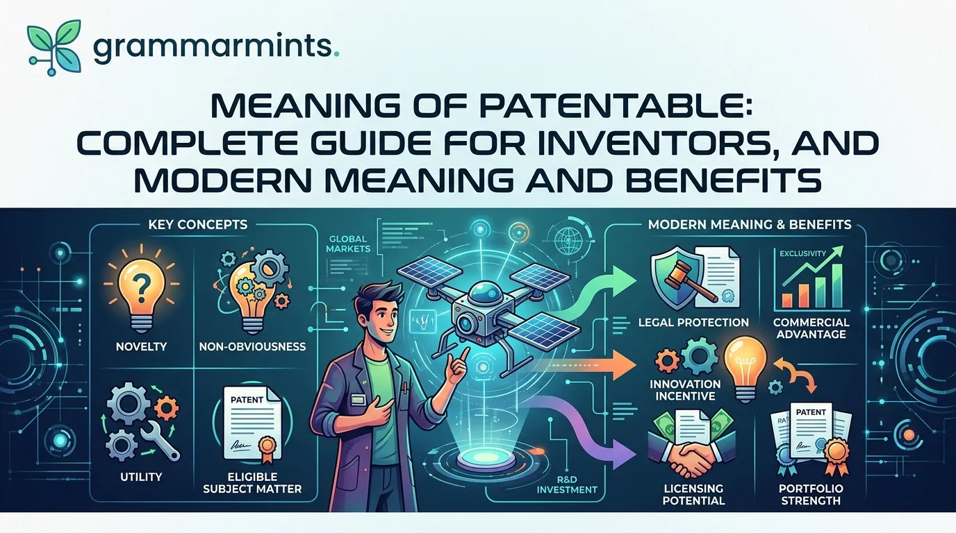 Meaning of Patentable: Complete Guide for Inventors
