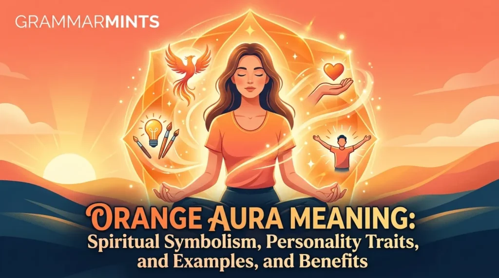 orange aura meaning