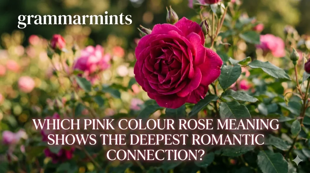 pink colour rose meaning