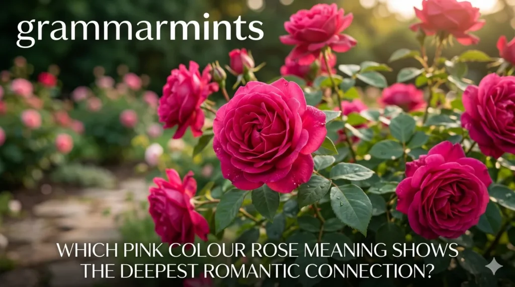 pink colour rose meaning