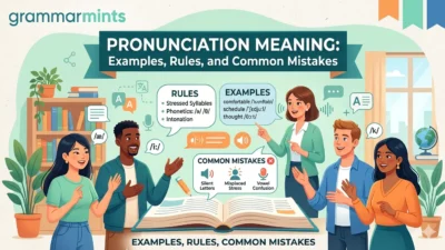 pronunciation meaning