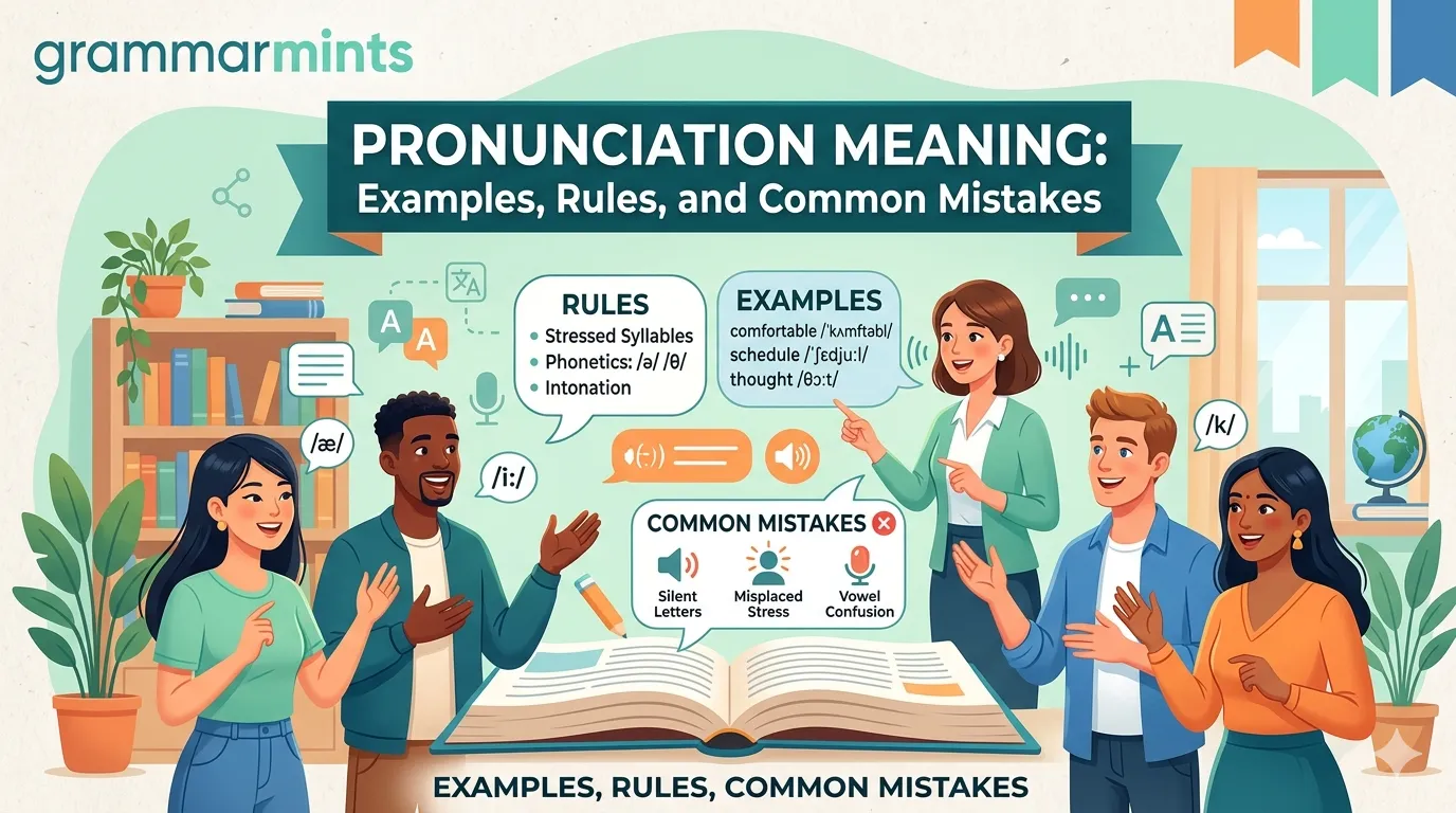 Pronunciation Meaning: Examples, Rules, and Common Mistakes