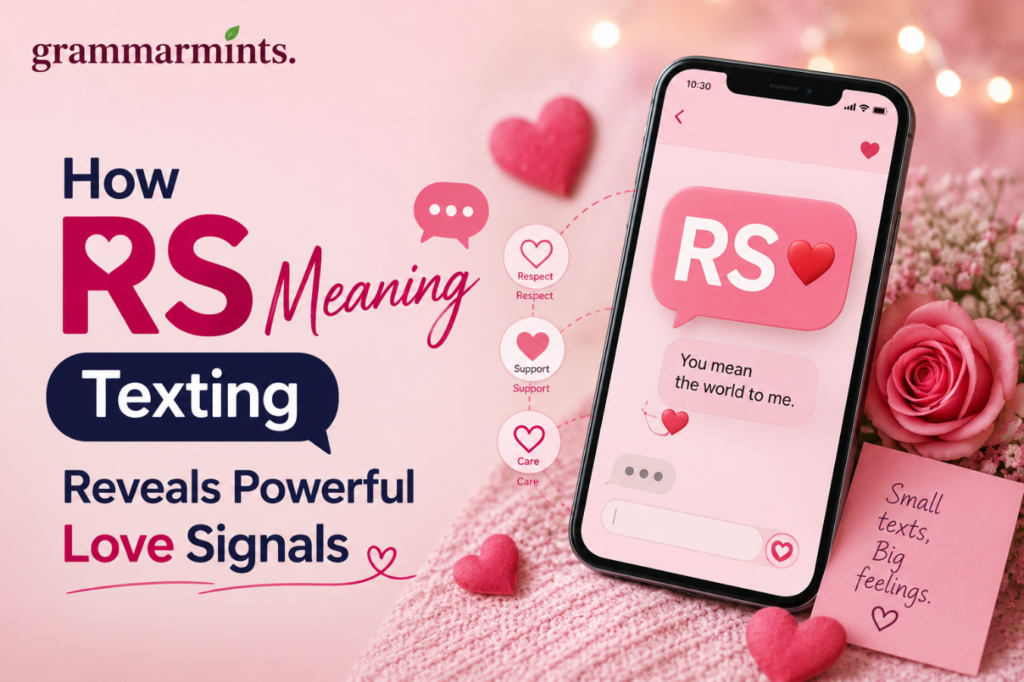 rs meaning texting