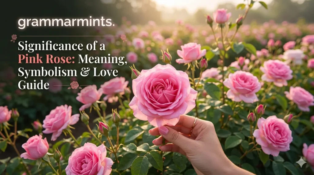 significance of a pink rose