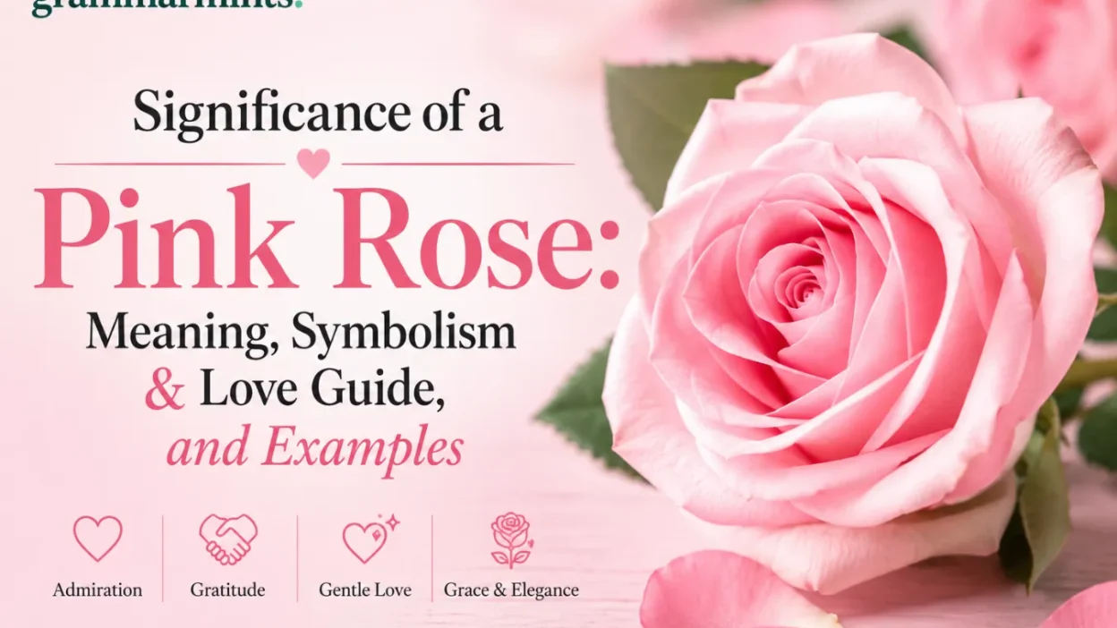 significance of a pink rose