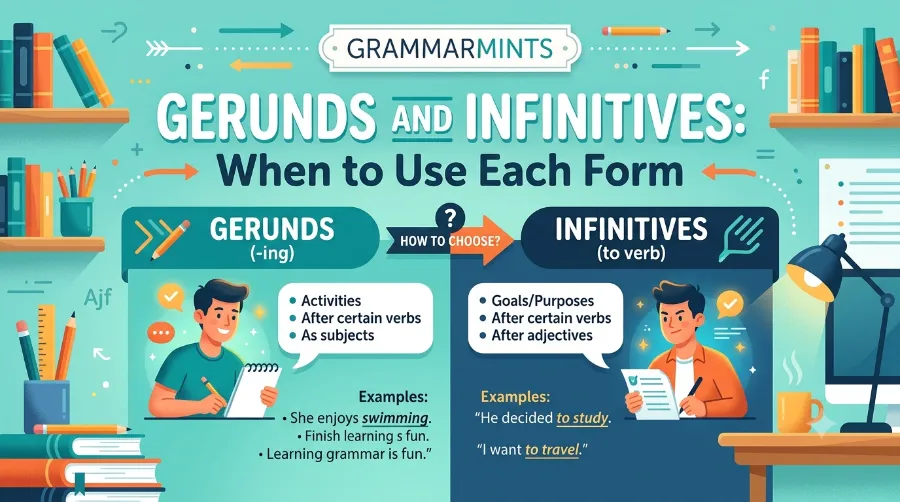 Gerunds and Infinitives