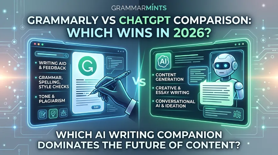 Grammarly vs ChatGPT comparison