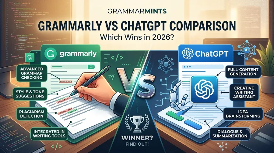 Grammarly vs ChatGPT comparison