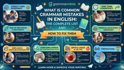 common grammar mistakes