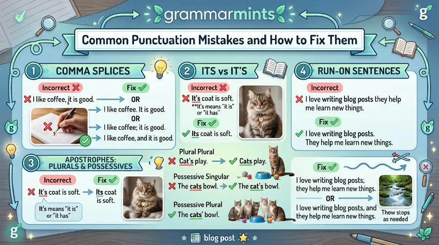 common punctuation mistakes