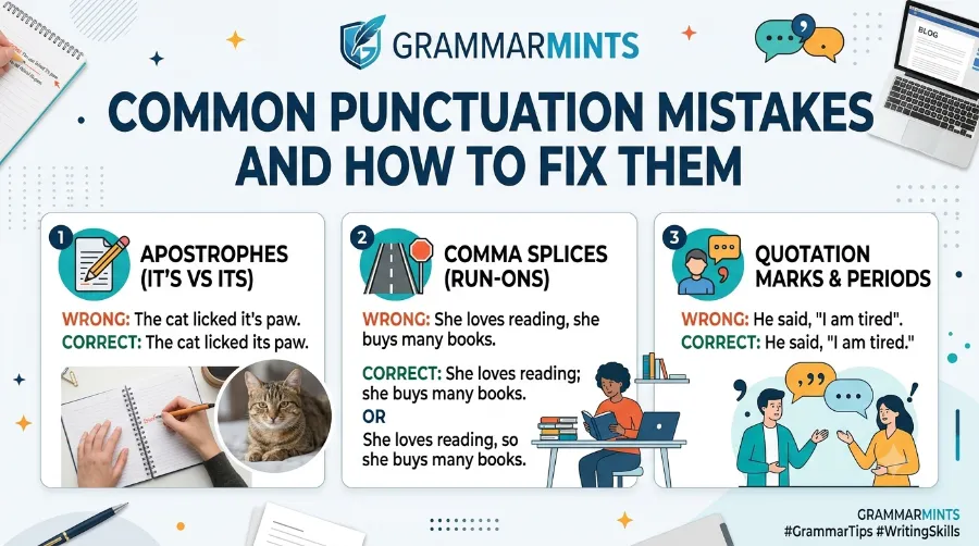 common punctuation mistakes