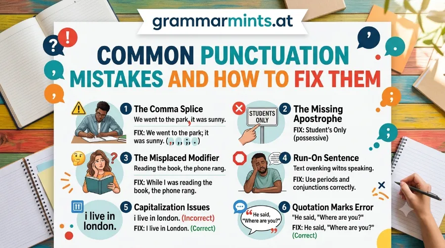 common punctuation mistakes