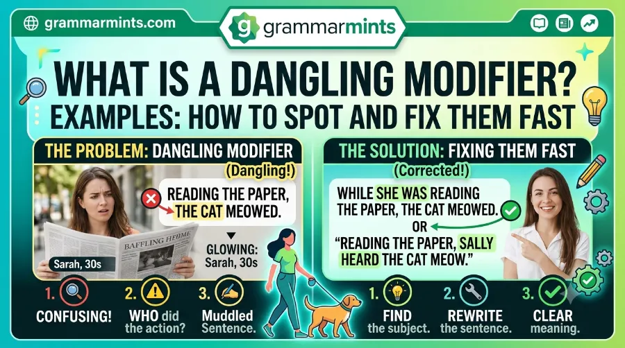 dangling modifiers examples