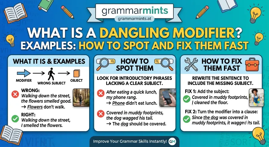 dangling modifiers examples