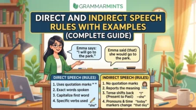 direct and indirect speech rules